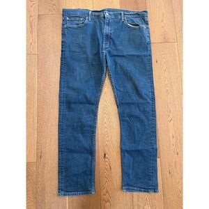 Levis 508 Regular Taper Jeans Mens 40x32 Medium Wash Blank R Red Tab